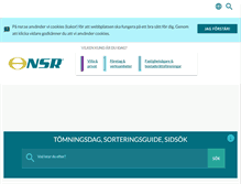 Tablet Screenshot of nsr.se